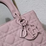 Dior Medium Lady Dior Bag Purple Ultramatte Calfskin - Bag - Image 5