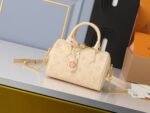 LV Nano Speedy Monogram Empreinte Leather-Beige - Bag - Image 7
