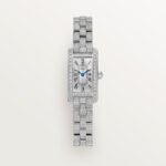 Cartier Tank Américaine Cartier watch, White Gold, Diamonds, Mini Model