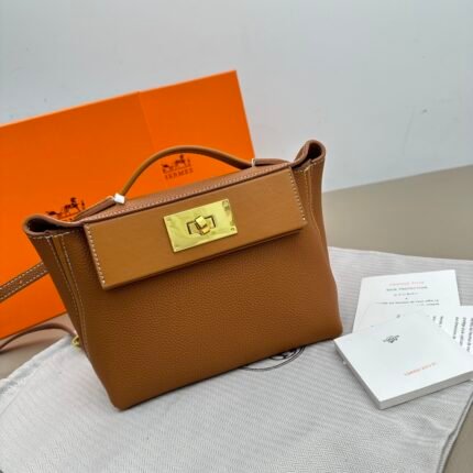 Hermes 2424 Togo Mini Gold Evercolor Gold Hardware