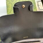 Gucci Horsebit 1955 Small Black Leather Shoulder Bag - Image 10