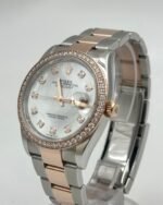 Rolex Datejust Rolex watch, Oystersteel, Rose Gold, Diamonds, Classic Size - Image 5