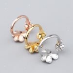 Van Cleef & Arpels Frivole Between the Finger ring, Yellow gold, diamonds - Image 6