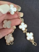 Van Cleef & Arpels Vintage Alhambra Bracelet, 5 motifs - Image 7