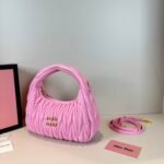 Miu Miu Wander matelassé nappa leather hobo bag handbag - Bag - Image 5