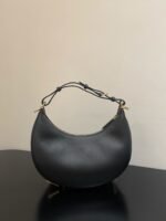 Fendi Graphie Small Black Leather Bag - Image 3
