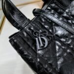Dior Toujours Bag - Black Macrocannage Calfskin - Image 9