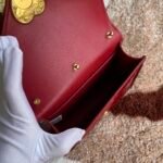 [TOP] Dolce & Gabbana Chain Tote Crossbody Bag - Red and Black Crocodile Bag - Image 6