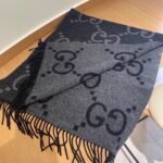 Gucci Gucci Black Cashmere Scarf - Image 2