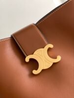 Celine Louise Medium Smooth Cowhide Handbag - Brown Bag - Image 3