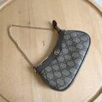 Gucci Ophidia Mini Collection Handbag - Beige And Dark Brown Bag - Image 10