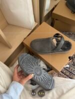 UGG Suede Slippers Grey Color - Shoes - Image 6
