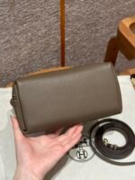 Hermes 2424 Togo Swift Gold Hardware Etoupe - Bag - Image 7