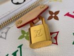 Louis Vuitton x Murakami LV x TM Vanity Chain Pouch White Multicolored in Coated Canvas Bag - Image 11