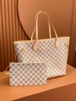[TOP]LOUIS VUITTON Damier Azur Neo Neverfull MM - Bag - Image 5