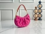 Louis Vuitton Pochette Valley Fuchsia Denim - Bag - Image 3