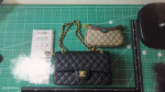 Chanel Classic Flag Bag Small Classic Double Flap Black Caviar Gold Hardware - Bag - Image 20