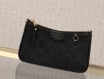 [TOP] Louis Vuitton Empreinte Monogram Leather Black Easy Pouch On Strap Shoulder Bag Black - Bag - Image 3