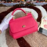 [TOP] Dolce & Gabbana Sicily Handbag - Rose Red Bag - Image 5