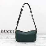 Gucci Half Horsebit Shoulder Green soft grainy leather Mini Bag - Image 2