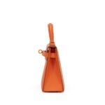 Hermes Orange Epsom Kelly Gold Hardware - Image 6