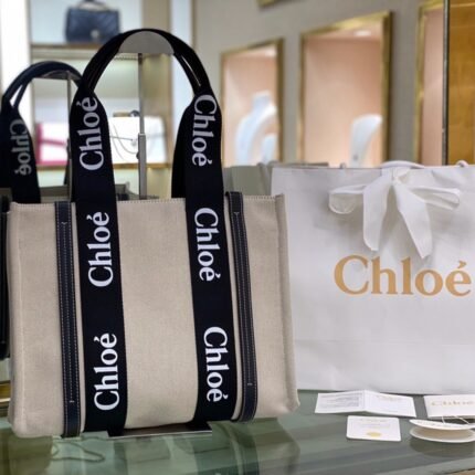 Chloe Woody tote bag Medium Size - Bag