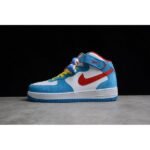 Nike Air Force 1 07 Mid Doraemon White Blue Red Yellow GB123 - Shoes