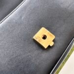 Gucci Horsebit 1955 Small Black Leather Shoulder Bag - Image 11