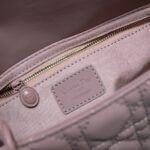 Dior Small Lady Dior Bag Purple Ultramatte Calfskin - Bag - Image 7