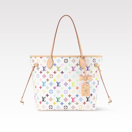 Louis Vuitton LV x TM Neverfull MM Multicolor/White