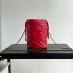 Gucci GG marmont mini bucket bag Red - Bag - Image 9