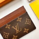 Louis Vuitton Double Card Holder Brown Monogram Wallet ﻿ - Image 3