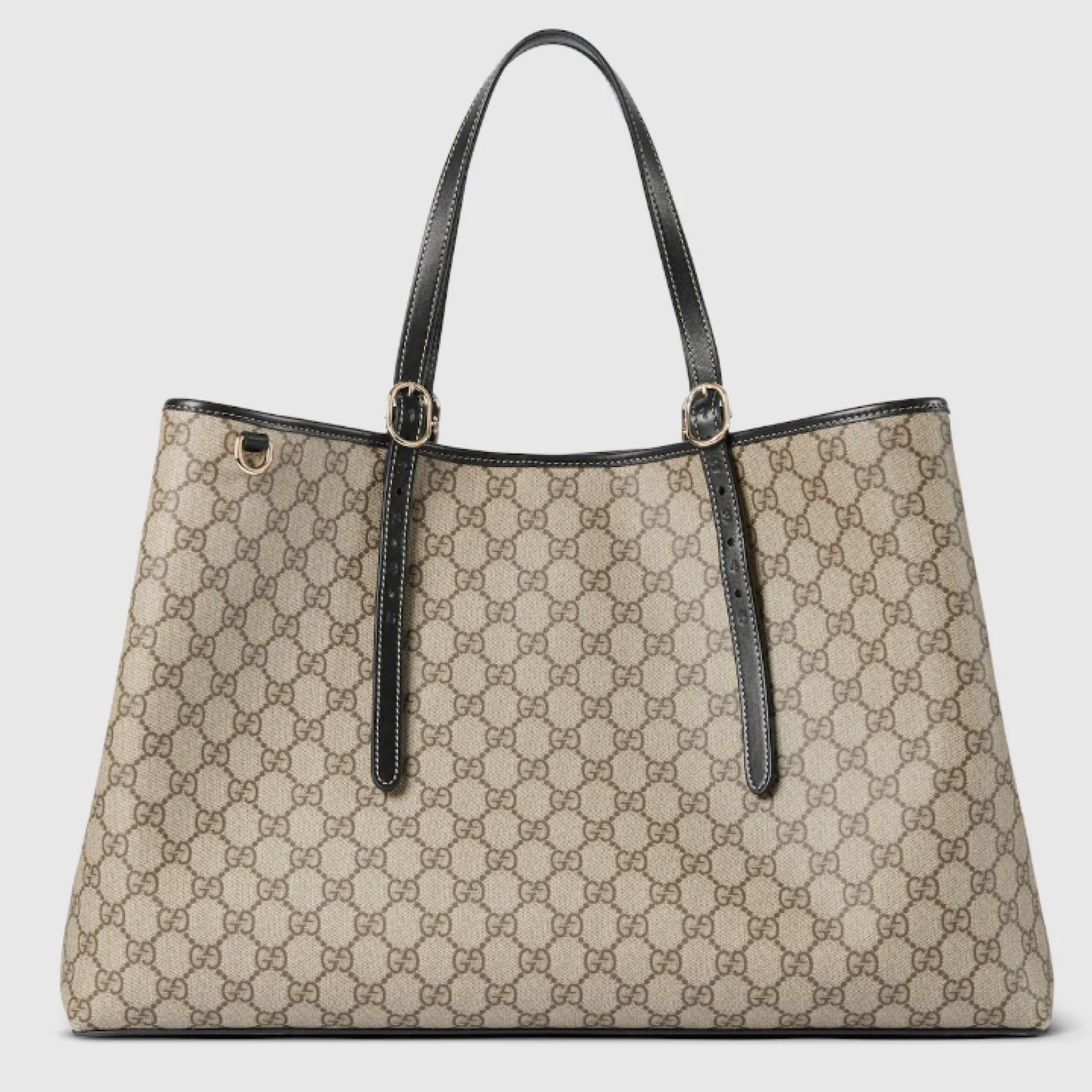 9359fe2ef3d8e556c534dfbf631cfc81 Gucci GG Emblem Maxi Black tote bag - Image 1