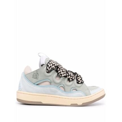 Lanvin LEATHER CURB SNEAKERS - Shoes