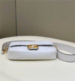 Fendi Embossed Baguette Bag - Image 3