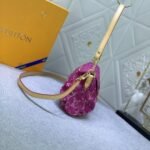 LOUIS VUITTON LV Monogram Vintage Pink Denim Shoulder Handbag - Image 5