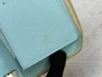 Louis Vuitton LV Zippy Wallet Vertical Canvas Wallet-Red With Blue Plaid  Wallet - Image 10