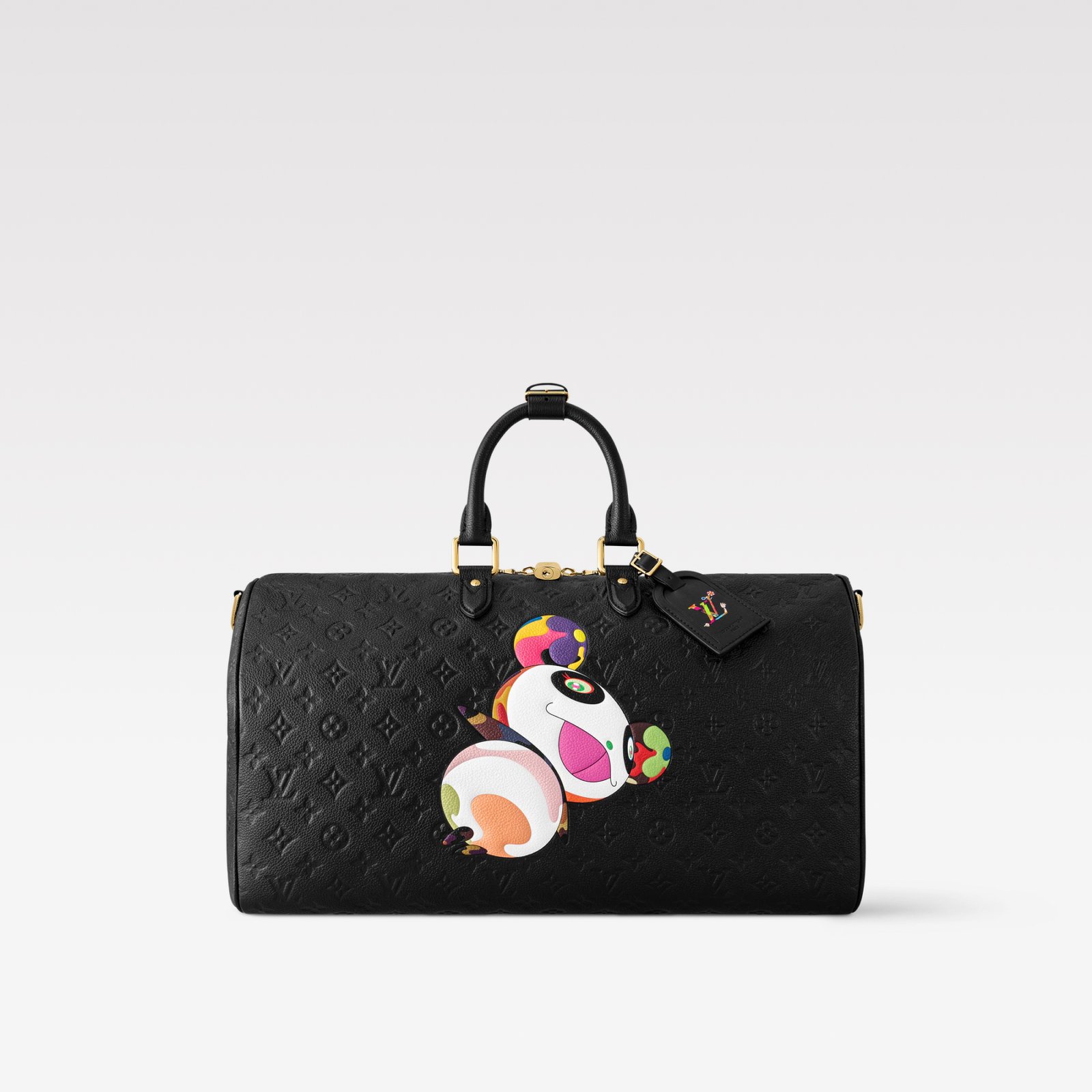 93f143f9dfe25fd54b88543a9bc218aa Louis Vuitton x Murakami LV x TM Keepall Bandoulière 50 Monogram Empreinte Leather - Image 1