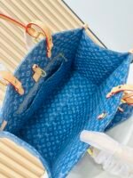 LOUIS VUITTON LV Monogram Jacquard Denim Onthego MM Blue - Bag - Image 7