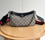 Gucci Ophidia Collection Small Handbag With Extra Strap- Beige And Black Bag - Image 14