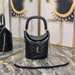 SAINT LAURENT YSL GABY bucket bag in lambskin - Bag - Image 2