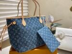 Louis Vuitton Neverfull PM Classic Bag - Denim Bag - Image 3