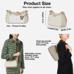 Gucci Ophidia Collection Small Handbag with Extra Starp - Beige And White Bag - Image 2