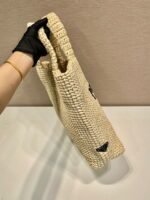 Prada Crochet tote bag Raffia bag - Image 7