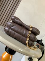 [TOP]Loewe Goya Puffer Small leather shoulder bag - Black - Image 5