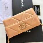 Chanel Chain Shoulder Crossbody Small Bag - Apricot Bag - Image 8