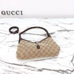 Gucci Jackie Slim small shoulder bag Brown GG canvas - Bag - Image 7