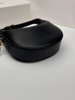 Teen Celine Lulu IN Grained Calfskin Bag- Black - Image 5