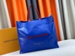 LOUIS VUITTON LV Bag Shopper Tote MM in Blue - Bag - Image 2