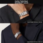 Cartier Tank Must SolarBeat™ watch, White Gold, Large Model - Image 4